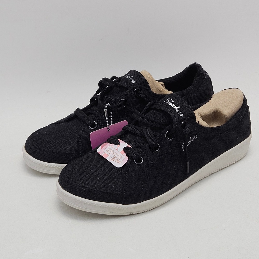 Skechers Active Madison Avenue Black Womens 8 Lace Up Sneakers 23945 Inner City